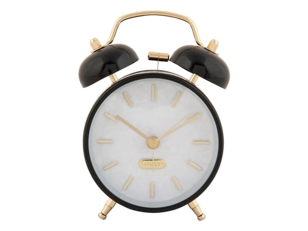 Retro herätyskello PEARL GLOW, Ø 8 cm