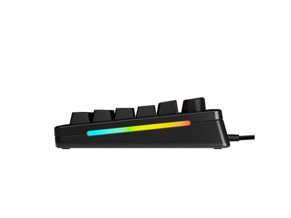 Glorious Gaming GMMK 3 PRO 75% Prebuilt, Koblet med ledninger (ikke trådløs), USB, Mekanisk nøkkelbryter, QWERTY, RGB LED, Svart