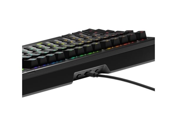 Glorious Gaming GMMK 3 PRO 75% Prebuilt, Koblet med ledninger (ikke trådløs), USB, Mekanisk nøkkelbryter, QWERTY, RGB LED, Svart