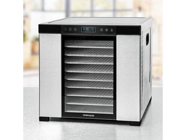 Rommelsbacher DA 1050, Svart, Rustfritt stål, Rustfritt stål, LCD, 99 t, 16000 cm², 380 x 394 mm