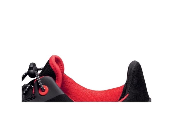 Uvex 1 G2, Unisex, Voksen, Vernesko, Sort, Rød, EN, ESD, FO, S1, Hurtigsnører