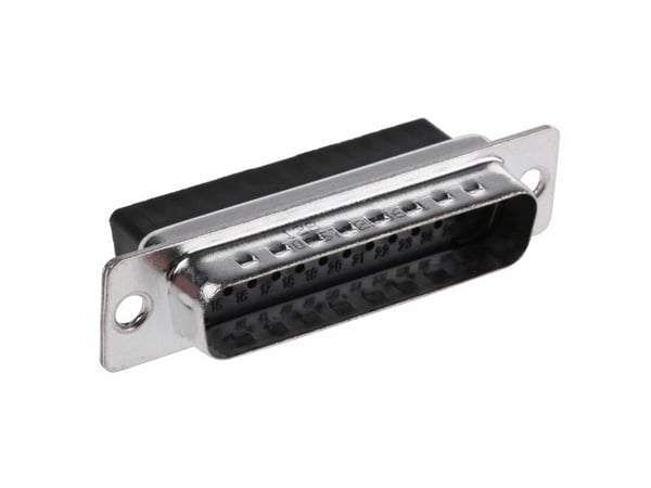 Harting 09 67 025 5601, D-Sub, Nikkel, Glasfiber, Stål, Termoplastisk harpiks, Kobber, 7,44 g, -55 - 125 °C
