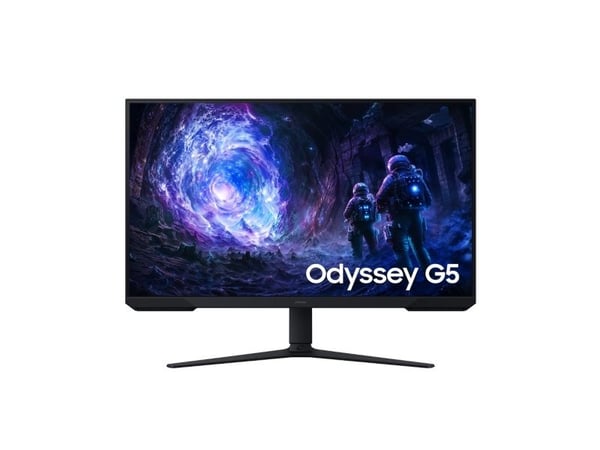 Samsung Odyssey G5 S32FG510EU - G5F1 Series - LED-skjerm - gaming - 32" - 2560 x 1440 QHD @ 180 Hz - VA - 300 cd/m² - 3000:1 - HDR10 - 1 ms - 2xHDM...