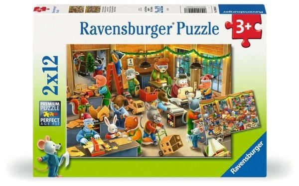 Ravensburger 12004047, 12 stykker, Julaften, 3 år