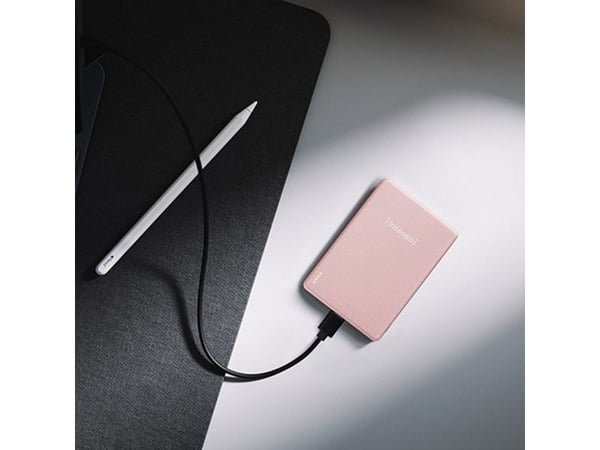 Intenso MW10000, 10000 mAh, Lithium Polymer (LiPo), Power Delivery, Programmable Power Supply (PPS), Trådløs lading, 3,85 V, Rosa