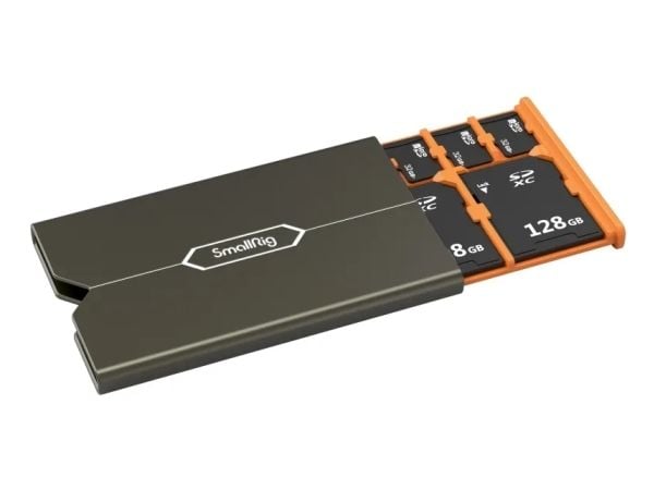 SmallRig 4107, CFexpress type A, MicroSD (TransFlash), SD, Acrylonitrilbutadienstyren, Aluminium, Polykarbonat (PC), 90 mm, 7,3 mm, 54,9 mm, 45 g