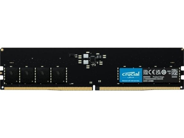 Crucial - DDR5 - modul - 16 GB - DIMM 288-pin - 5600 MHz / PC5-44800 - CL46 - 1.1 V - ikke-bufret - on-die ECC