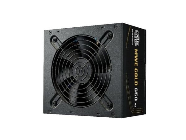 Cooler Master MWE Gold V3 ATX 3.1 Non-Modular Series, 650 W, 100 - 240 V, 50/60 Hz, 5 - 10 A, Aktiivinen, 120 W