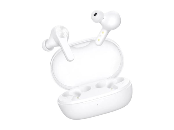 TCL MoveAudio Go - True wireless-hodetelefoner med mikrofon - i øret - Bluetooth - aktiv støydemping - hvit