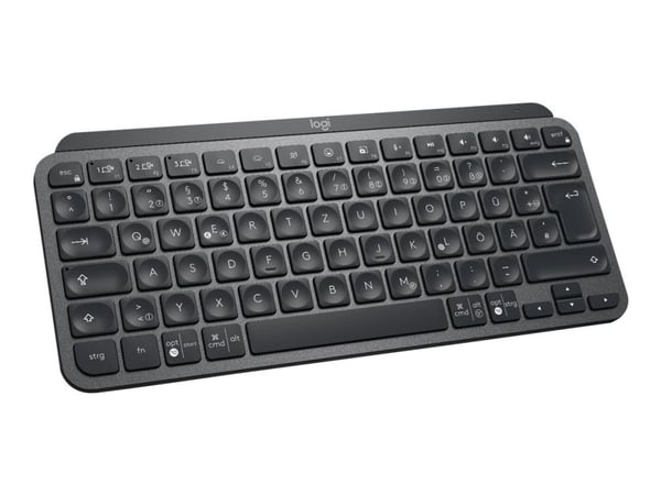 Logitech MX Keys Mini - Tastatur - bakbelysning - trådløs - Bluetooth - QWERTY - US International - grafitt