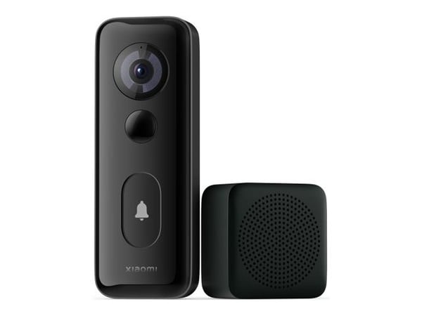 Xiaomi Mi Smart Doorbell 3S - Smart dörrklocka - med kamera - trådlös - 802.11b/g/n, 433 MHz RF-protokoll - 2.4 Ghz