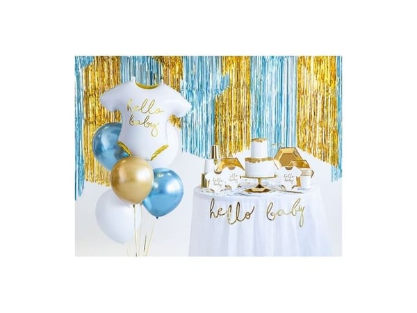 PartyDeco SPK13-008-019-KARTON, Gull, Hvit, Papir, Mønster, 325 mm, 31,5 cm, 16 cm