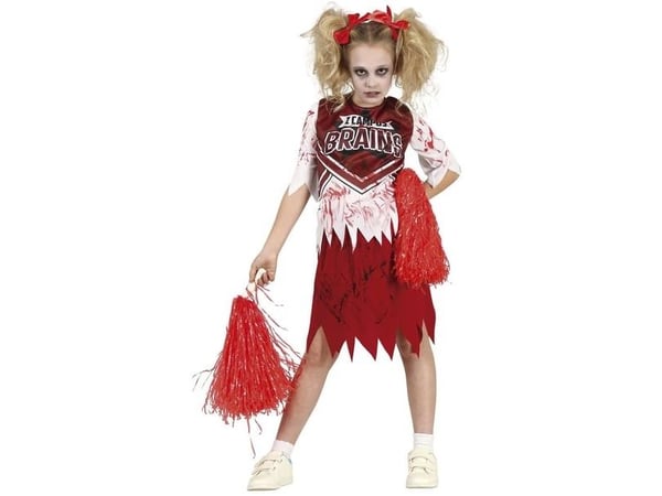 Zombie cheerleader dräkt