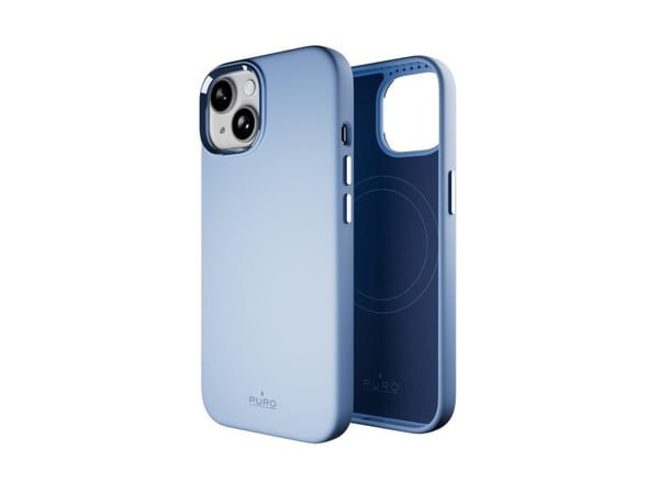 PURO PUIPC1561ICONMPLBL, Etui, Apple, IPhone 15, 15,5 cm (6.1"), Blå