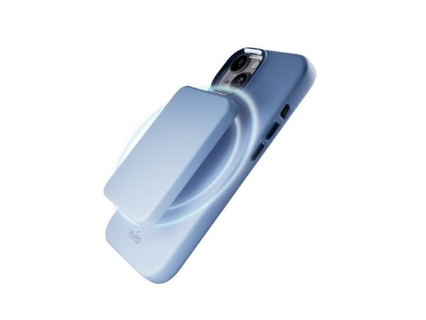 PURO PUIPC1561ICONMPLBL, Etui, Apple, IPhone 15, 15,5 cm (6.1"), Blå