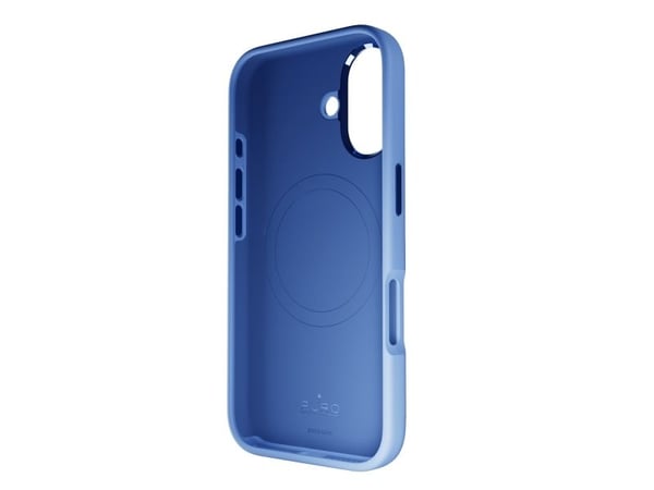 Silikoni Puro Icon Mag Mag Pro MagSafe Apple iPhone 16 - puhelinkotelo sininen