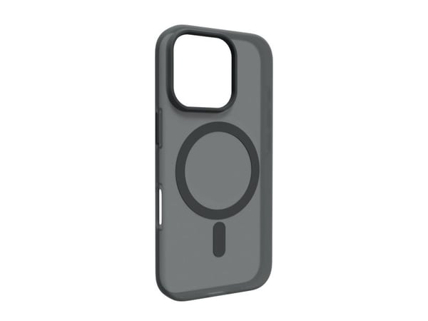 PURO Daylight - Baksidesskydd för mobiltelefon - MagSafe-kompatibilitet - flytande silikon, polykarbonat - svart - för Apple iPhone 16 Pro