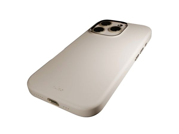 Puro MagSafe silikonfodral för iPhone 16 Pro - beige