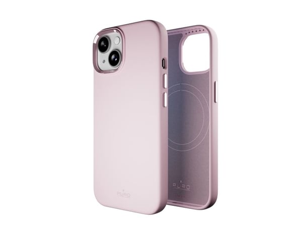 PURO PUIPC1567ICONMPROSE, Etui, Apple, IPhone 15 Plus, 17 cm (6.7"), Rosa