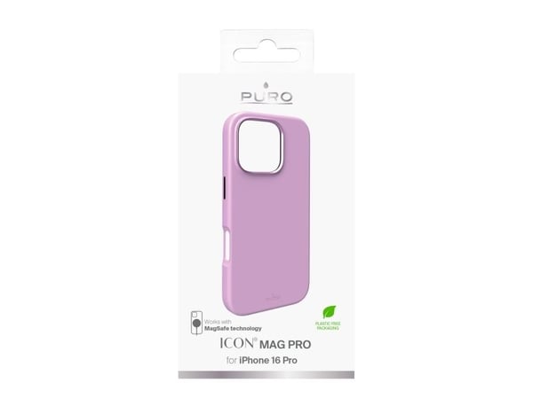 PURO PUIPC16P61ICONMPROSE, Mobilskal, Apple, iPhone 16 Pro, 16 cm (6.3"), Korall