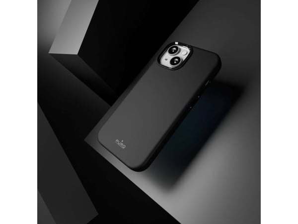 PURO ICON MAG PRO, Mobilskal, Apple, iPhone 15, 15,5 cm (6.1"), Svart