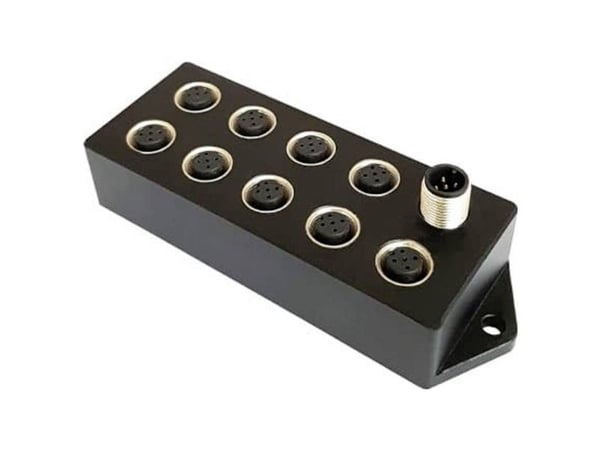 Bulgin BOX1M1205MA09M805F Sensor/aktorbox passiv M12-fordeler med metalgevind 1 stk Bulk Bulgin BOX1M1205MA09M805F Sensor/aktorbox passiv M12-fordeler med metalgevind 1 stk Bulk