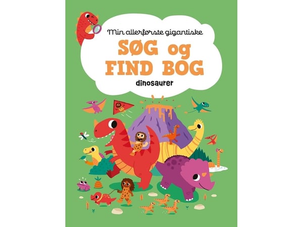 Min aller første store søk og finn-bok - Dinosaurer | Michael Buxton | Språk: Dansk