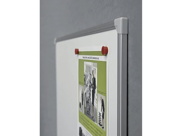 Franken U-Act!Line, 600 x 450 mm, Stål, Horisontalt/vertikalt, Fiksert, Magnetisk, Ripsikker flate