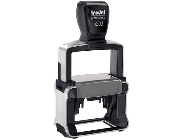 Trodat 5203, 49 x 28 mm, Svart, Grå Trodat 5203, 49 x 28 mm, Svart, Grå