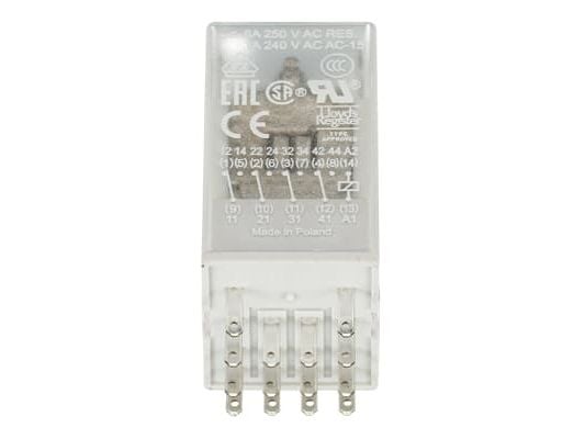 ABB CR-M024AC4, Käyttöliittymärele, Harmaa, 24 V, 6 A, IP40, CAN/CSA C22.2 No.14 IEC/EN 63000 IEC/EN 61810-1 UL 508