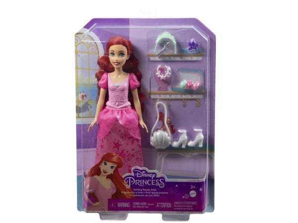*****DISNEY Prinsessa Arielka+lisävarusteet HLX34 /5