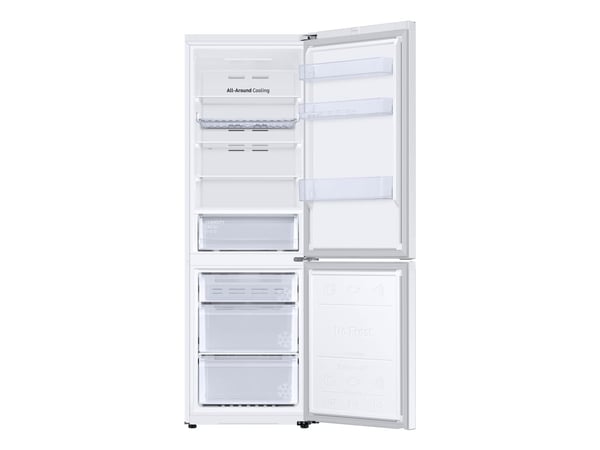 Samsung RB34C602EWW, 344 l, Ikke-frost (kjøleskap), SN-T, 8 kg/24t, E, Hvit