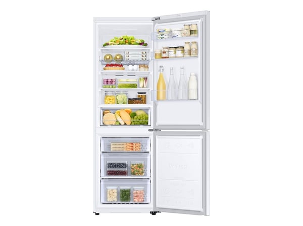 Samsung RB34C602EWW, 344 l, Ikke-frost (kjøleskap), SN-T, 8 kg/24t, E, Hvit