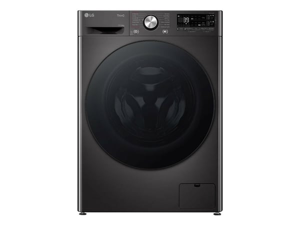 LG F4DR711S2BA - Vaskemaskin/tørker - Wi-Fi - bredde: 60 cm - dybde: 62 cm - høyde: 85 cm - frontileggelse - 11 kg - 1400 rpm - svart stål