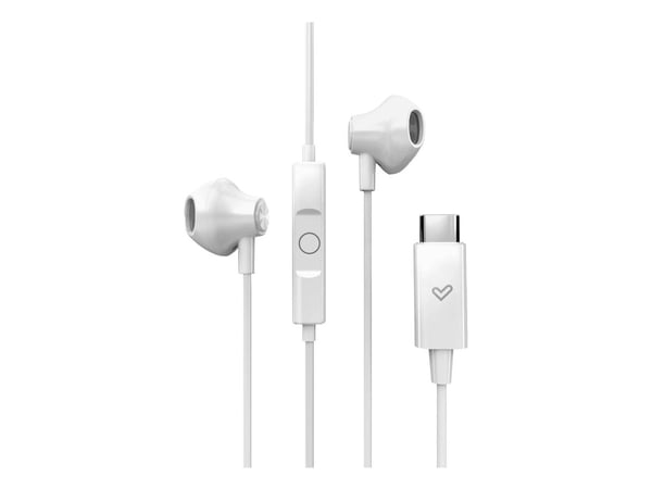 Energy Sistem EasyPods, Koblet med ledninger (ikke trådløs), Samtaler/musikk, 20 - 20000 Hz, 12 g, Hodesett, Hvit