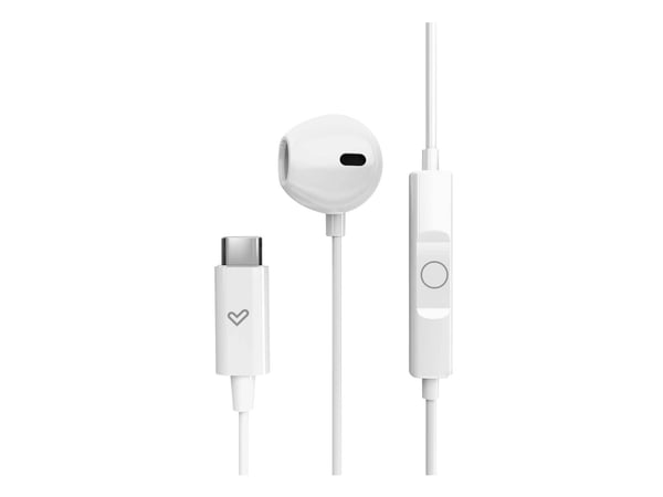 Energy Sistem EasyPods, Koblet med ledninger (ikke trådløs), Samtaler/musikk, 20 - 20000 Hz, 12 g, Hodesett, Hvit