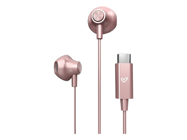 Energy Sistem EasyPods, Koblet med ledninger (ikke trådløs), 20 - 20000 Hz, Samtaler/musikk, 12 g, Hodesett, Rosegull