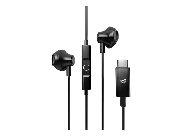 Energy Sistem EasyPods, Koblet med ledninger (ikke trådløs), 20 - 20000 Hz, Samtaler/musikk, 12 g, Hodesett, Sort