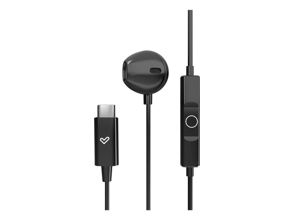Energy Sistem EasyPods, Koblet med ledninger (ikke trådløs), 20 - 20000 Hz, Samtaler/musikk, 12 g, Hodesett, Sort