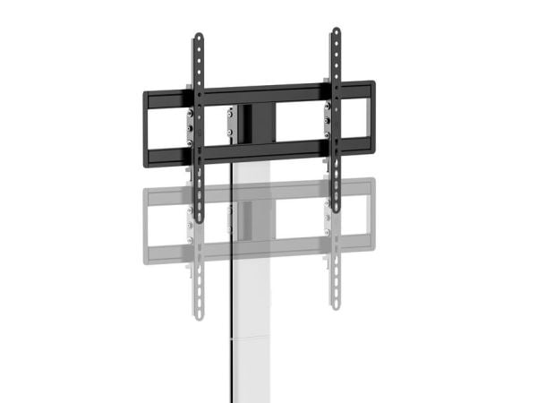 Equip 650614, 2,18 m (86"), 100 x 100 mm, 600 x 400 mm, -10 - 5°, Aluminium, Plast, Rustfritt stål, Sølv