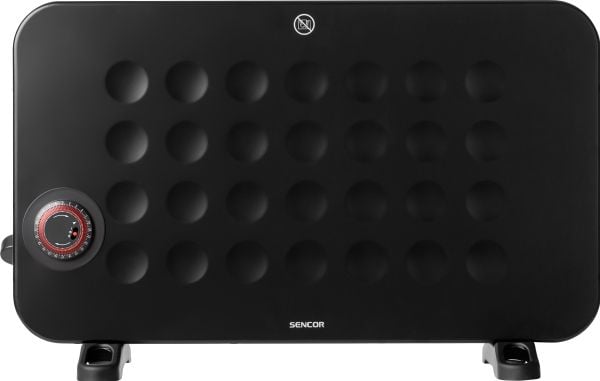 Sencor SCF 2101BK, Elektrisk konvektionsvärmare, inomhus, Golv, Svart, Rotations-, 2000 W