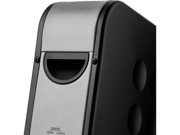 Sencor SCF 2101BK, Elektrisk konvektionsvärmare, inomhus, Golv, Svart, Rotations-, 2000 W