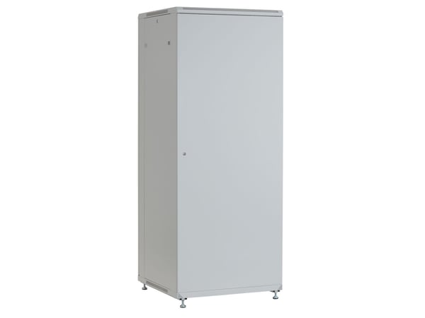 EFB Elektronik PEL-4288GR.G1SV, Frittstående hylle, 42U, 800 kg, Nøkkellås, Forbedret kabelføring, Grå