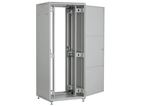 EFB Elektronik PEL-4288GR.G1SV, Frittstående hylle, 42U, 800 kg, Nøkkellås, Forbedret kabelføring, Grå