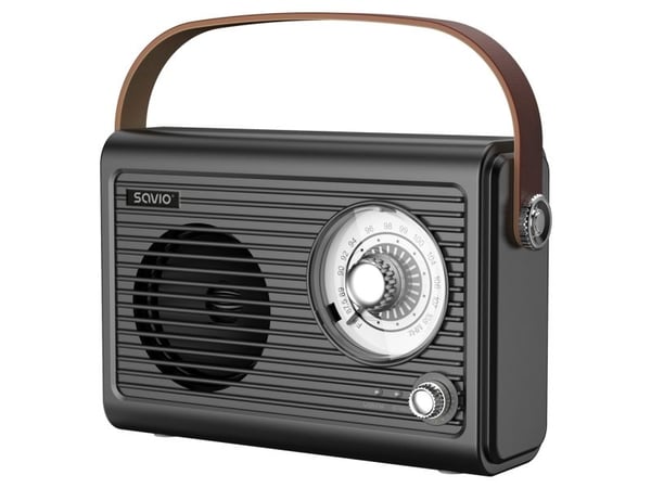 Savio RS-01, Bærbar, Analog, FM, 87,5 - 108 MHz, 3 W, 100 - 18 Hz