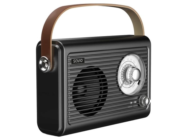 Savio RS-01, Bærbar, Analog, FM, 87,5 - 108 MHz, 3 W, 100 - 18 Hz