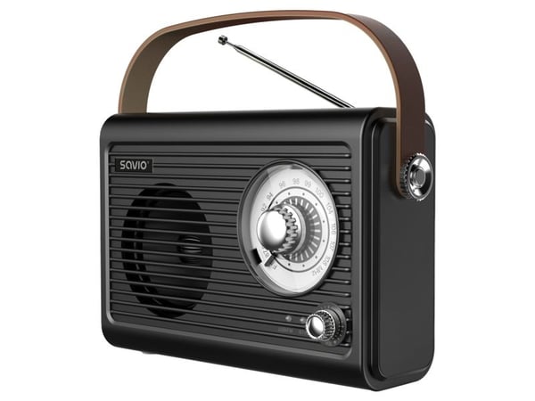 Savio RS-01, Bærbar, Analog, FM, 87,5 - 108 MHz, 3 W, 100 - 18 Hz