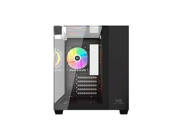 Nordic Gaming NGC-6864, Tower, PC, Sort, Micro ATX, Mini-ITX, Spilling, Multi