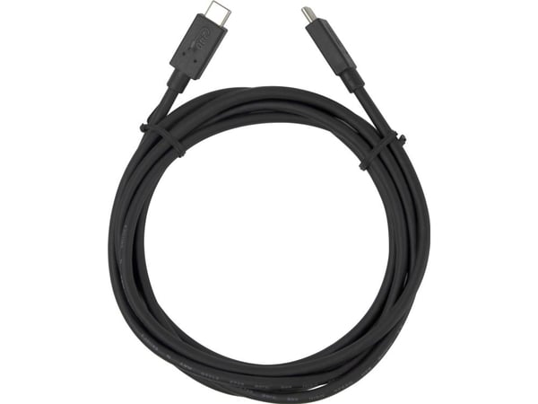 DELTACO - USB-kabel - USB-C (hann) til USB-C (hann) - USB 2.0 - 48 V - 5 A - 1 m - utvidet effektområde (EPR), USB Power Delivery (240 W), Støtte f...