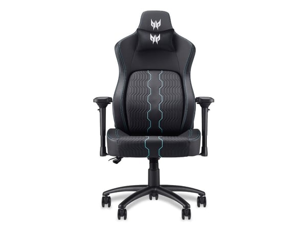 Acer Predator Rift Pro PGC371 - Spillestol - ergonomisk - armlener - T-formet - tipping - roterende - metallramme, syntetisk skinn - black with blu...